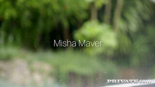 Private - Misha Maver rábukik a szőrös dákóra