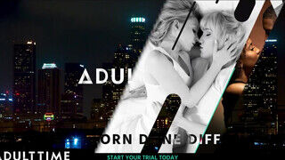 ADULT TIME - Katie Morgan lebukott peckezés közben