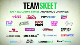 Scarlet Skies és Natalia Queen szexelése - TeamSkeet