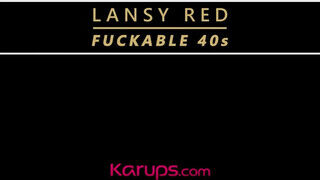 Lansy Red a vadító 40 éves milf