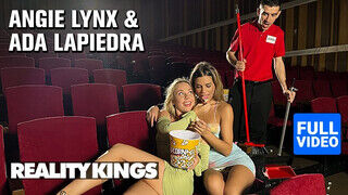 REALITY KINGS - Angie Lynx és Ada Lapiedra a moziban basznak