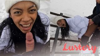 Sofi Vega havas közösülés a hóban – forró latin amerikai sex