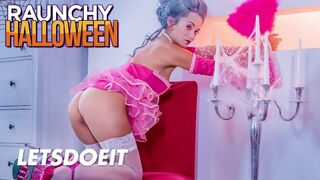 Shrima Malati maszkos koros szeretővel ünnepli halloween-t könyörtelen dugással