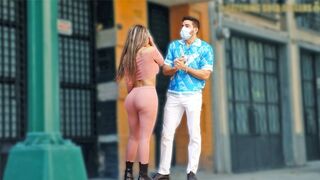 Big Booty Argentin Seduces The Rich Stranger To Fuck Her Juicy Pussy
